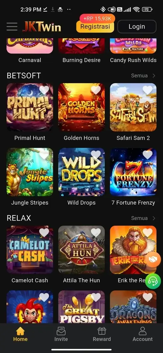 JKTWin game Betsoft dan Relax Gaming
